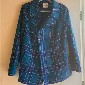 Double breasted wool coat